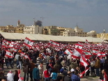 Beirut demonstration against Syrian occupation